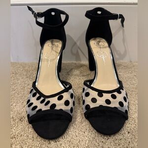 Jessica Simpson ankle strap heels